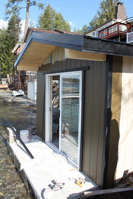 Image: Before & After: Diamond Lake Boat Shed