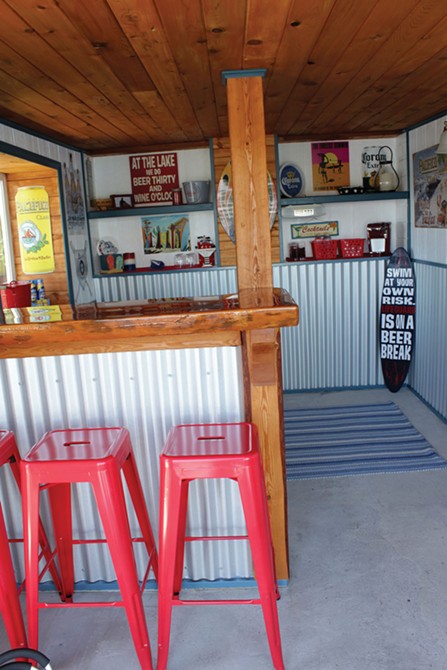 Image: Before & After: Diamond Lake Boat Shed