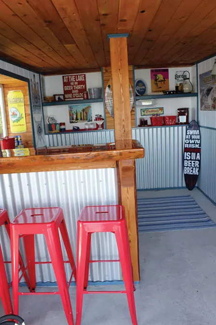 Image: Before & After: Diamond Lake Boat Shed