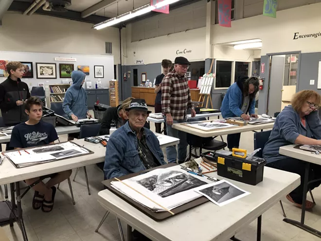 Brekke Art Classes classroom