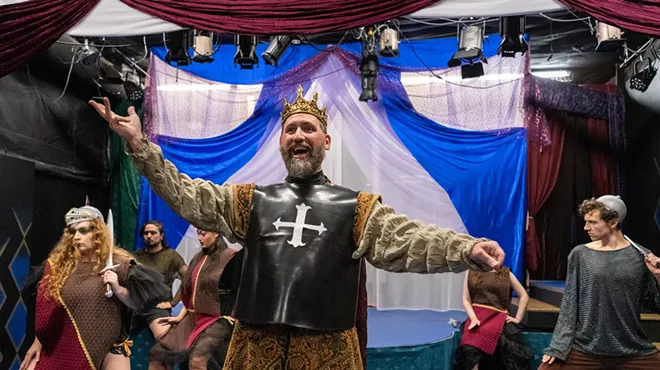 Image: Behind the extravagant performances and flashy costumes, Stage Left Theater's production of Pippin has heart