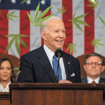 Image: Biden talks big on cannabis reform, but his walk tells a different story