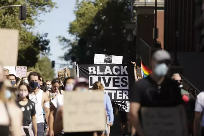 Image: Black Lives Matter Protest Spokane August 30