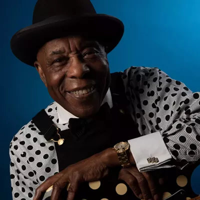 Image: Blues legend Buddy Guy takes a victory lap around the country on his "Damn Right Farewell" tour