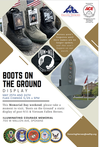 Image: Boots on the Ground Display