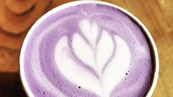 Image: Cafe Boku Coffee & Crepes brings colorful drinks, unique pastries, and foreign flavors to North Spokane