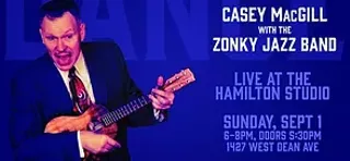 Image: Casey MacGill with the Zonky Jazz Band