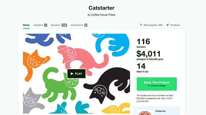 Image: CAT FRIDAY: Cats on Kickstarter