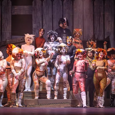 Image: The Ensemble of CATS at Spokane Civic Theatre