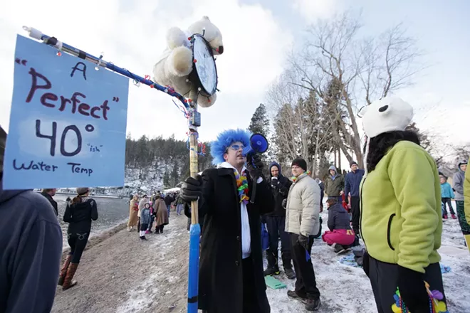Polar Bear Plunge in Coeur d'Alene Photos