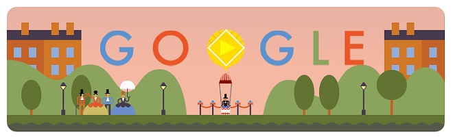 Check out Google’s parachute doodle of the day