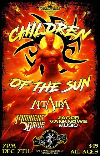 Image: Children of The Sun, Altaira, Midnight Drive, Jacob VanKnowe Music