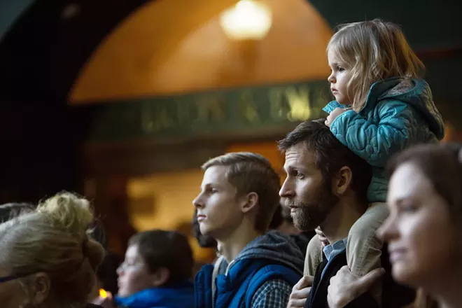 Photos: A candlelight vigil for Human Trafficking Awareness Day