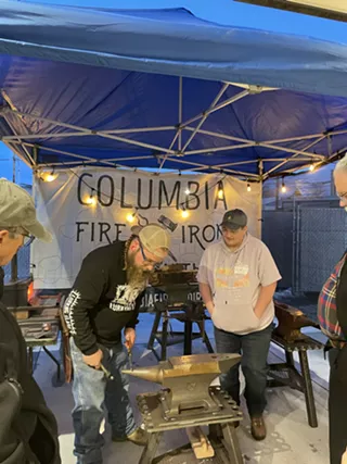 Image: Columbia Fire & Iron's Annual Winter Blacksmithing Conference