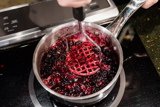 Chia berry jam