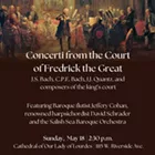 Image: Concerti from the Court of Frederick the Great