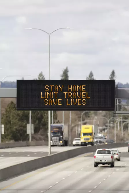 Image: Coronavirus Shutdown: Photos from around Spokane and Spokane Valley