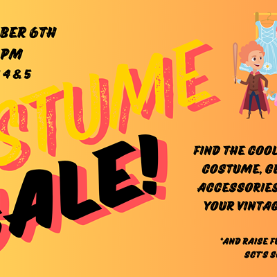 Image: SCT Costume Sale October 6th
