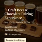 Image: Craft Beer & Chocolate Pairing