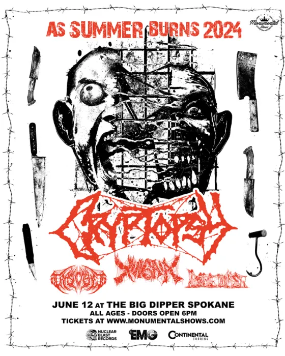 Image: Cryptopsy, Xingaia, Trashcasket, Bonemass