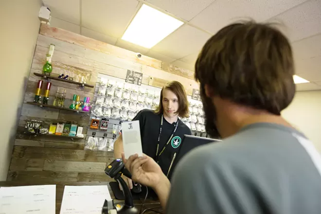 Scenes from the first day of legal recreational marijuana in Spokane