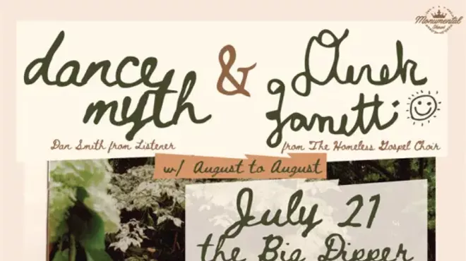 Image: Dance Myth (Listener), Derek Zanetti (The Homeless Gospel Choir), August To August