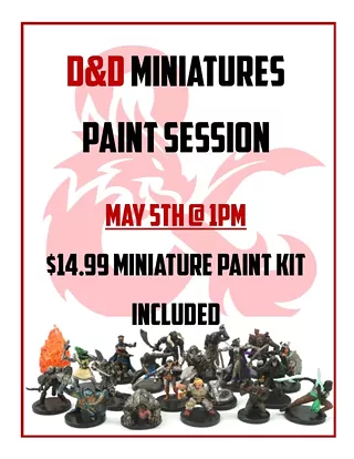 Image: D&D Miniature Paint Session