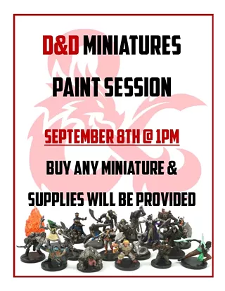 Image: D&D Miniature Paint Session