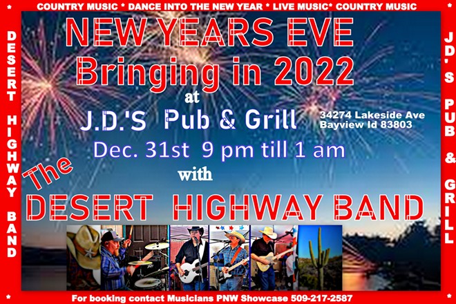 DESERT HIGHWAY bringing in New Years Eves at JD's