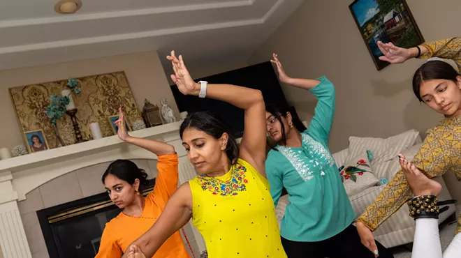 Image: Devika Gates shares her Indian heritage with the community as often as she can through dance, art and yoga