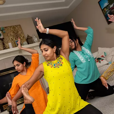 Image: Devika Gates shares her Indian heritage with the community as often as she can through dance, art and yoga