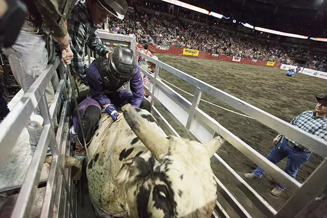 PHOTOS: Bull Riding at the Spokane Arena