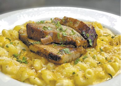 Pork Belly Mac &amp; Cheese available during The Great Dine Out