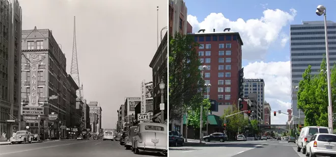 Downtown on Sprague Avenue, past and present