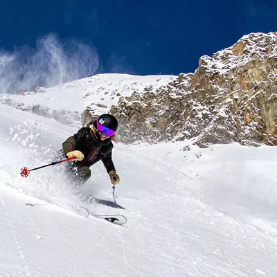 Image: Epic powder, massive verts and taking turns with Team Lovely made a recent trip to Big Sky Resort one for the record books, despite one unfortunate wipeout STORY AND PHOTOS BY BOB LEGASA