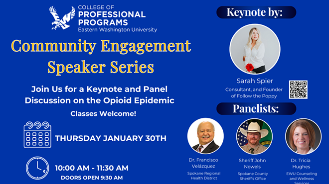 Image: EWU College of Professional Programs Community Engagement Speaker Series
