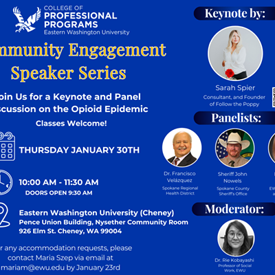 Image: EWU College of Professional Programs Community Engagement Speaker Series