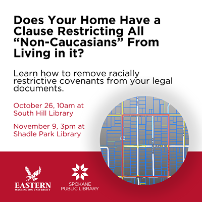 Image: EWU Racial Restrictive Covenants Project Workshop