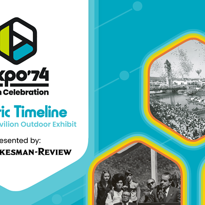 Expo '74 Historic Timeline Outdoor Exhibit