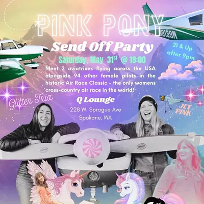 Image: Felts Field Sky Queen’s Pink Pony Dance Party