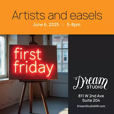 Image: First Friday: Artists and Easels