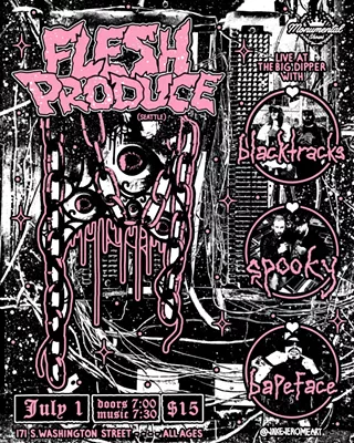 Image: Flesh Produce, Blacktracks, Spooky, Bapeface
