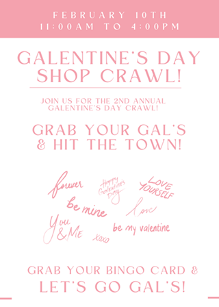 Image: Galentine's Day Crawl!