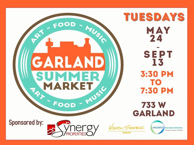 Come join us for the Garland Summer Market