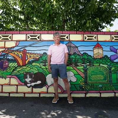 Image: Gatieh Nacario creates vivid paintings and murals combining his Filipino heritage with symbols of his new home, Spokane