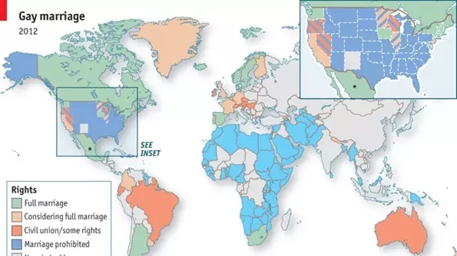 Gay marriage around the globe