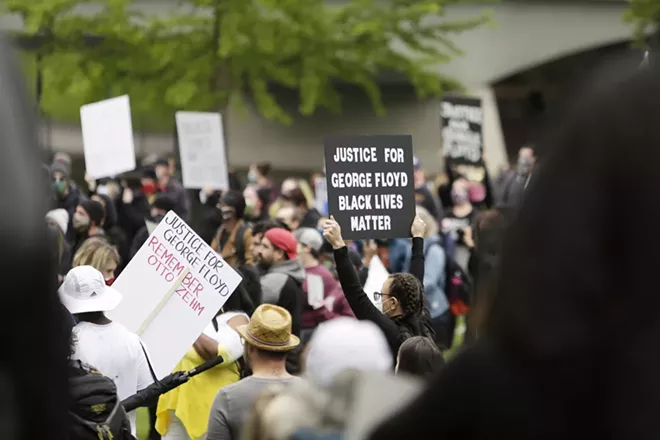 Image: George Floyd Protest in Spokane on May 31 and June 1