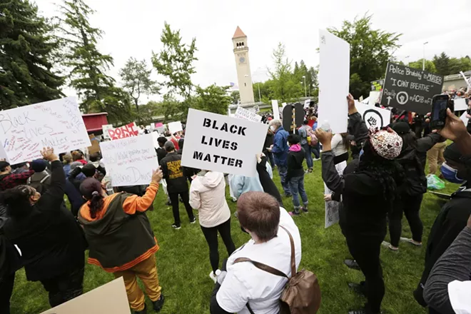 Image: George Floyd Protest in Spokane on May 31 and June 1