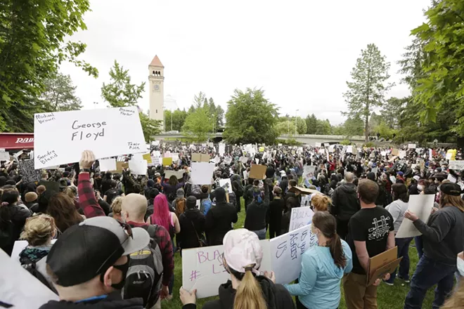 Image: George Floyd Protest in Spokane on May 31 and June 1