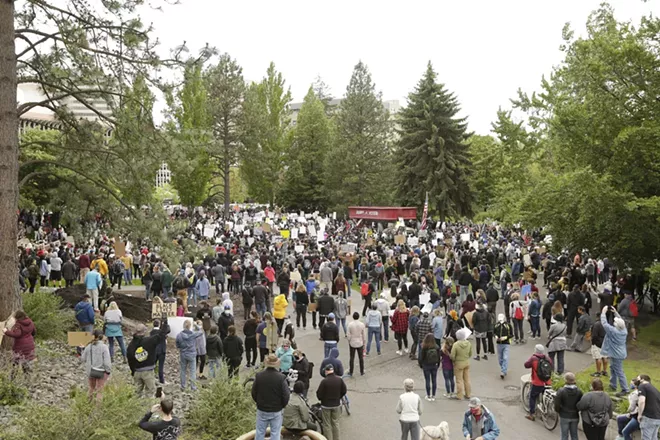 Image: George Floyd Protest in Spokane on May 31 and June 1